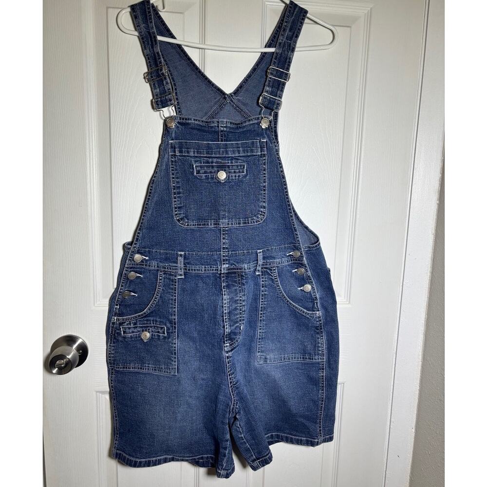 Live A Little Overalls bohemian fun Size M VTG